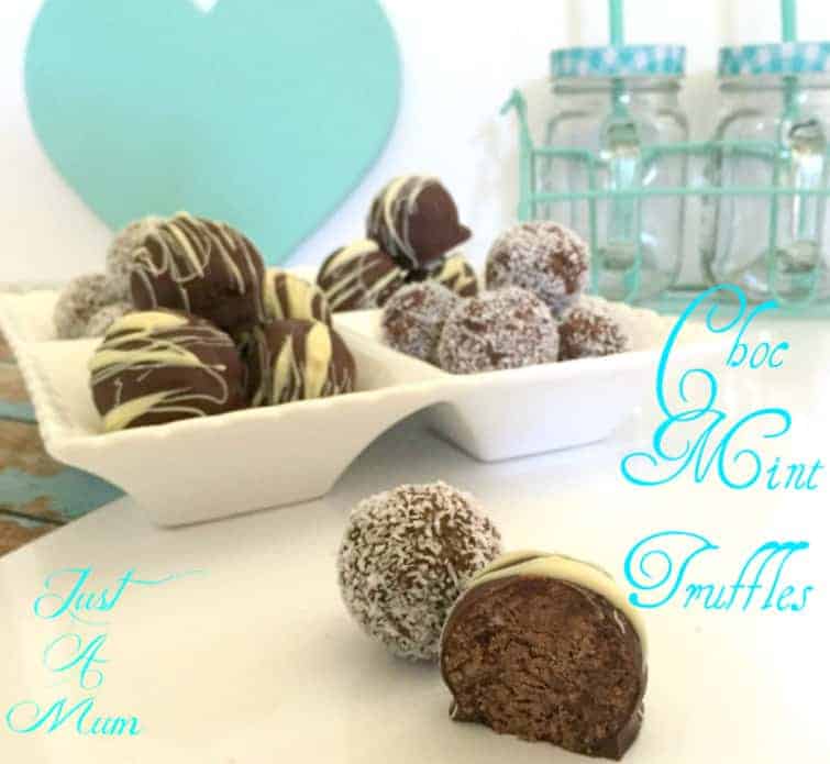 Chocolate Mint Truffles 