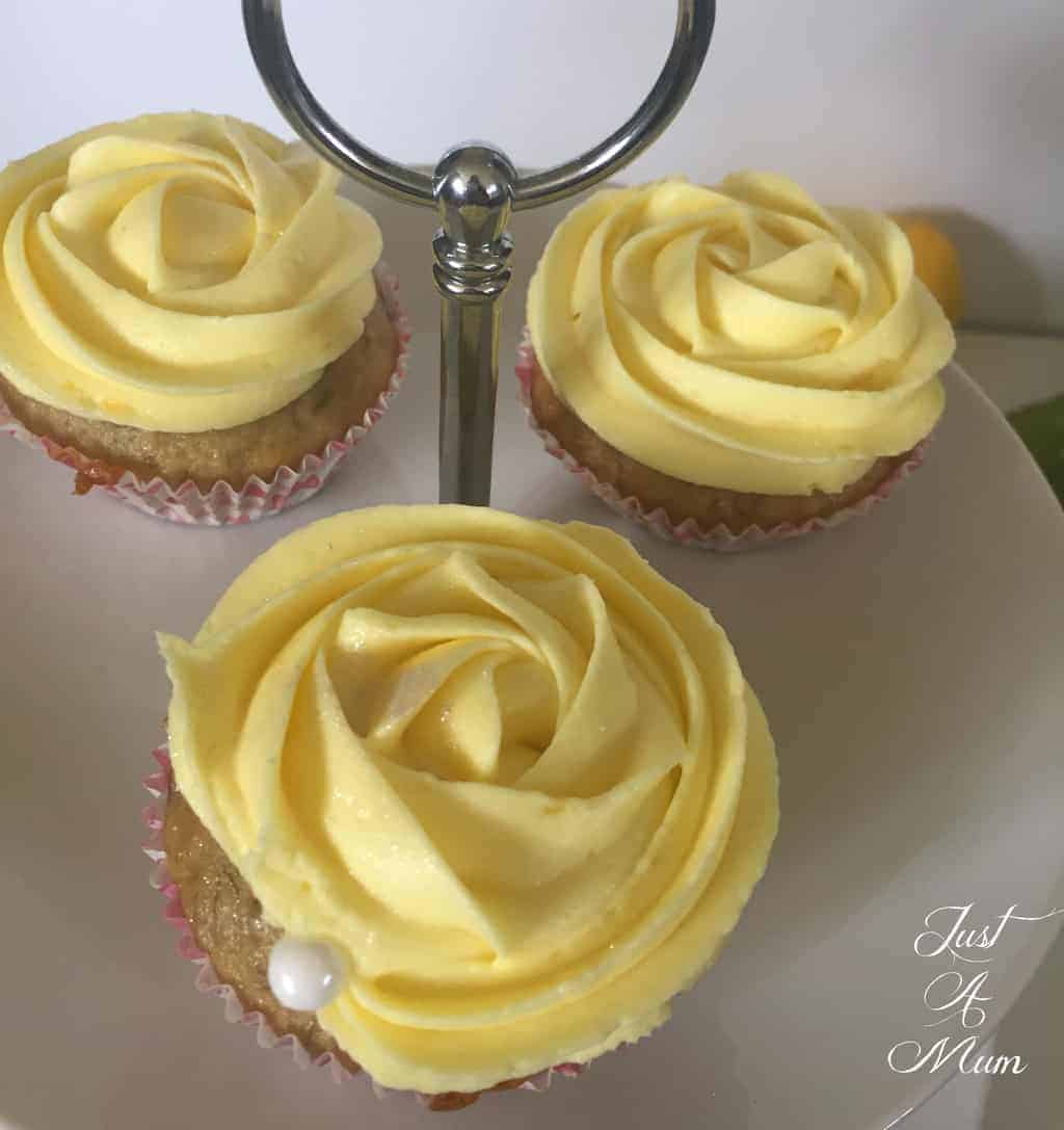 Banana Cupcakes Iced