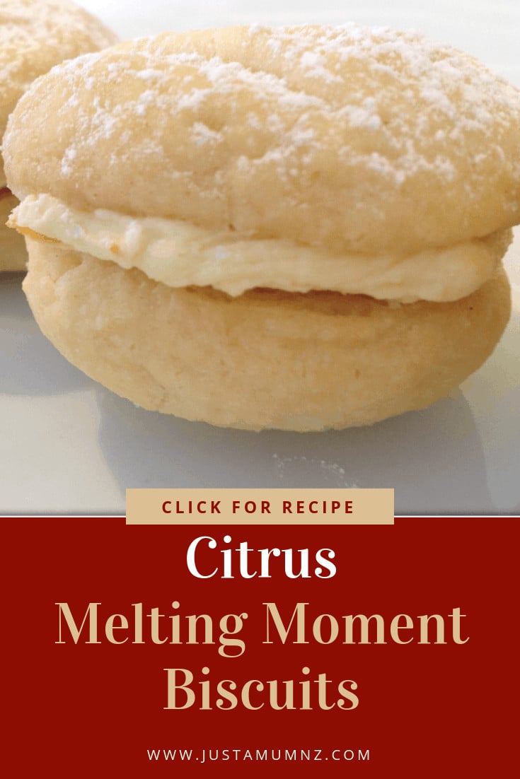 These classic melting moments are so easy. Definitely a recipe you want on hand. #citrus #orange #recipes #lemon #cookies