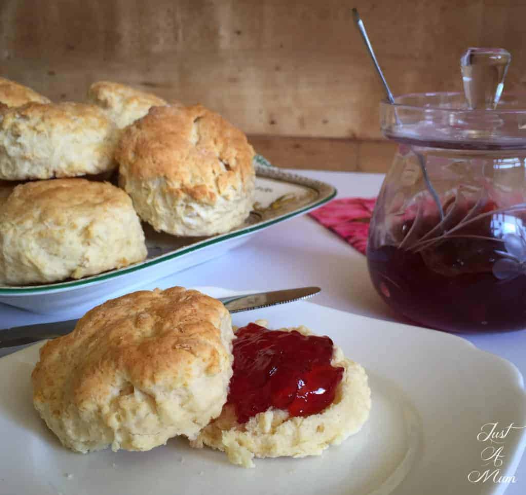 Easy 3 Ingredient Scones - Just a Mum's Kitchen