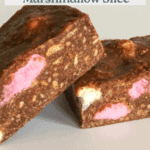 Classic No-Bake Marshmallow Slice Pinterest Pin