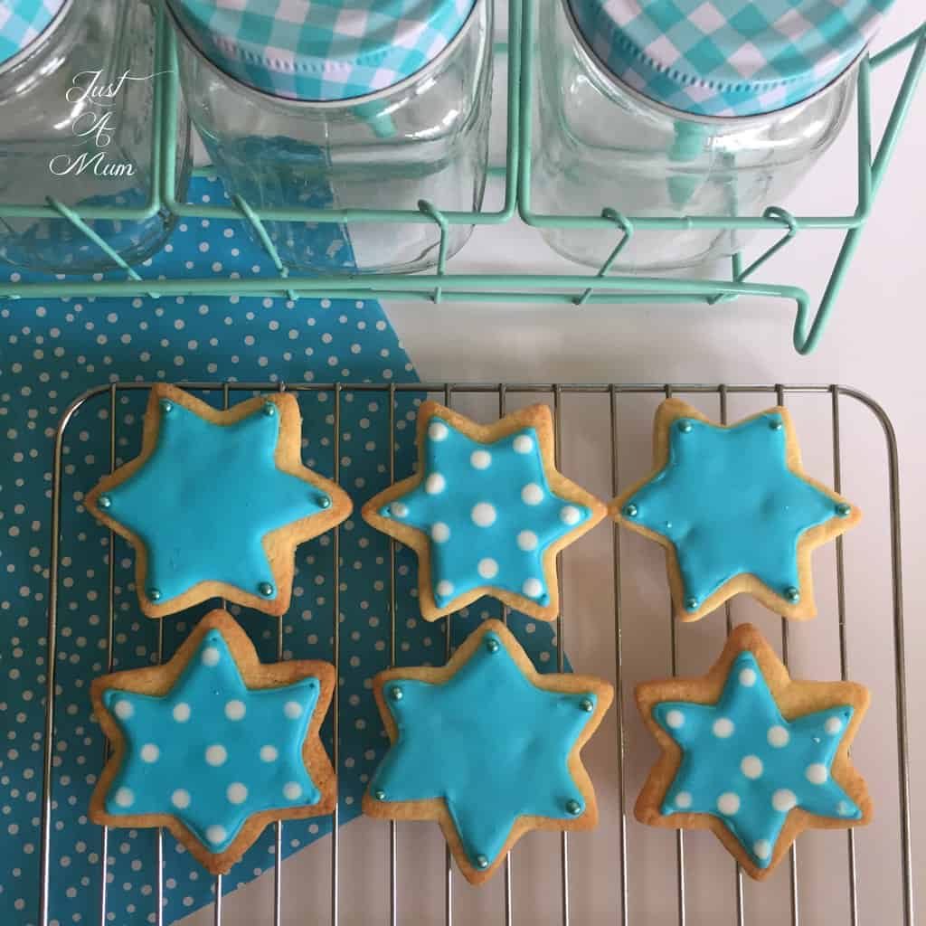 Just A Mum's Iced Cookies with royal icing 