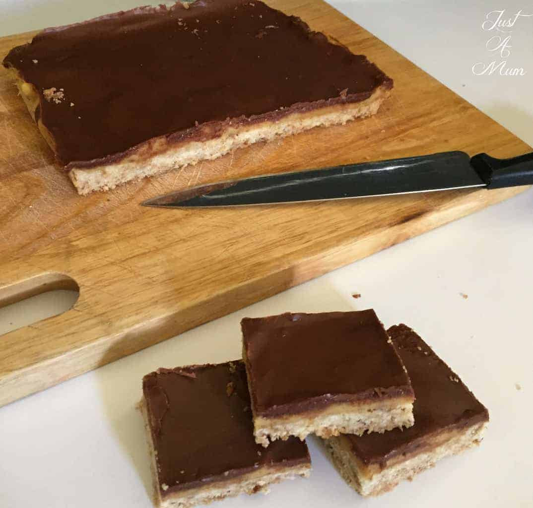 Just a Mum's Choc Caramel Weetbix Slice