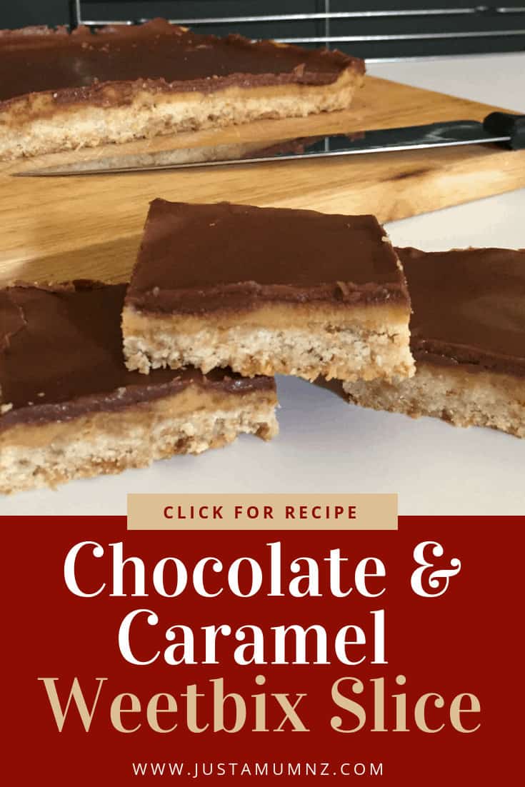 This easy and delicious Chocolate Caramel Weetbix slice is the best! With condensed milk and simple techniques you will want to make it often. One of my favourite sweet treats #baking #recipe #chocolate #caramel #weetbix #slice #best #easy 