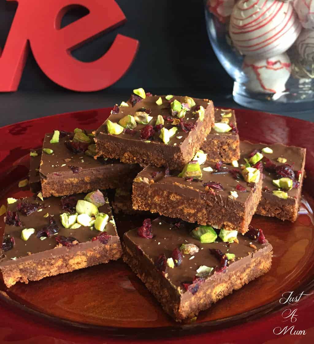 No Bake Chocolate Fudge Slice - Just A Mum