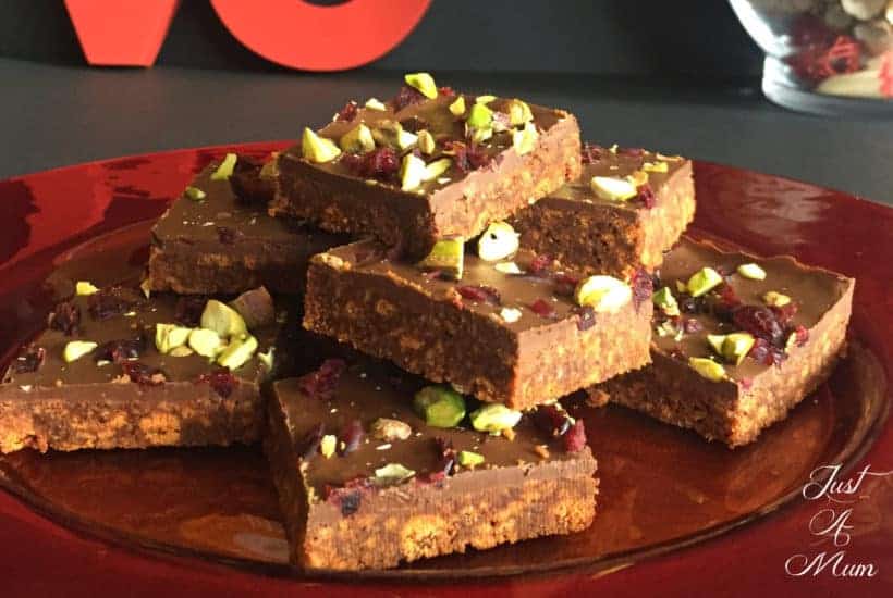 Chocolate Fudge Slice - Just A Mum