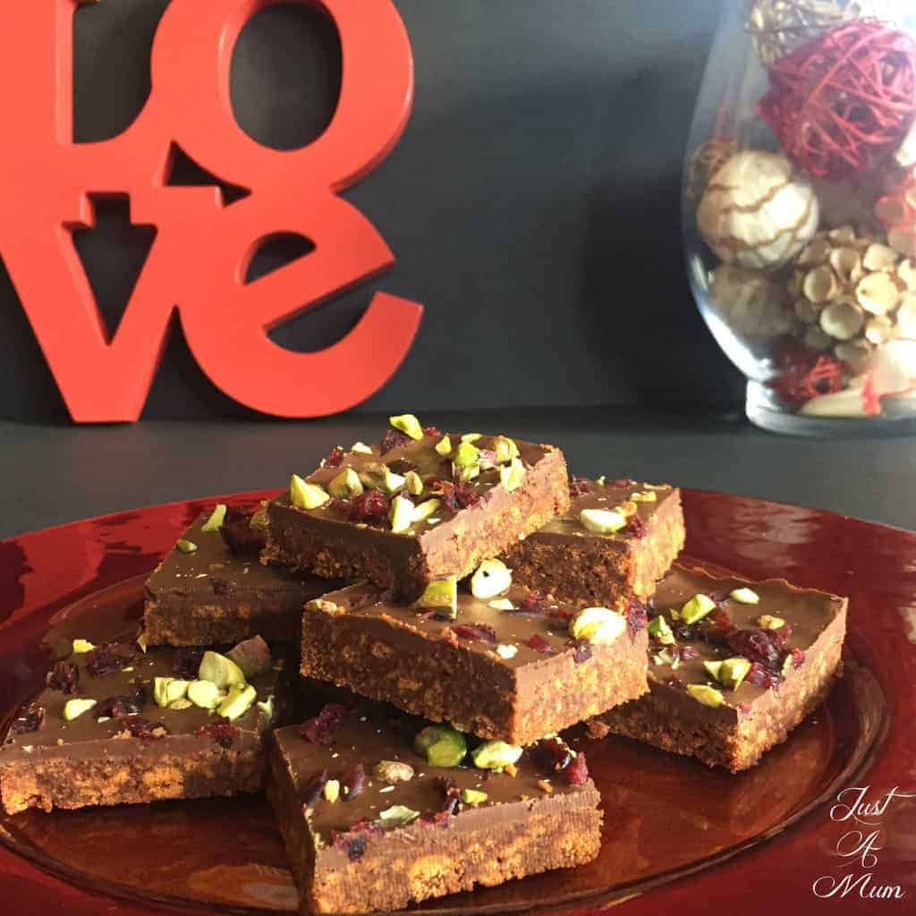 No Bake Chocolate Fudge Slice - Just A Mum