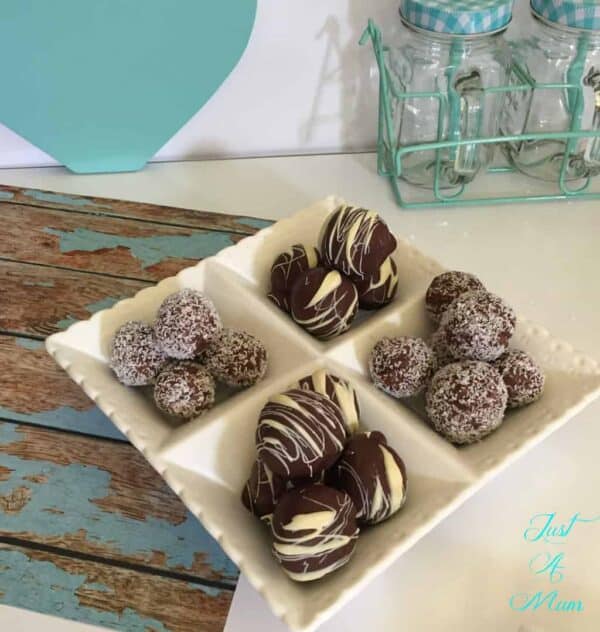 Chocolate Mint Truffles - Just a Mum's Kitchen