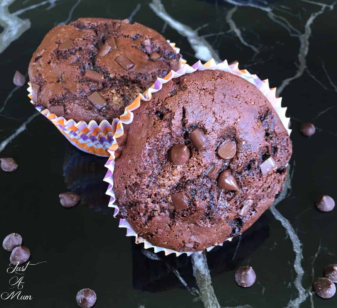 Just A Mum's Double Chocolate Muffin Recipe 2.0