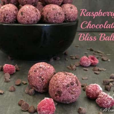 Just A Mum's Raspberry Bliss Balls