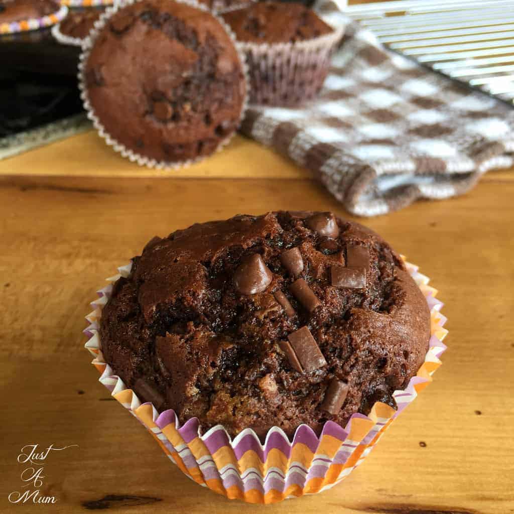 Just A Mum's Double Chocolate Muffin Recipe 2.0