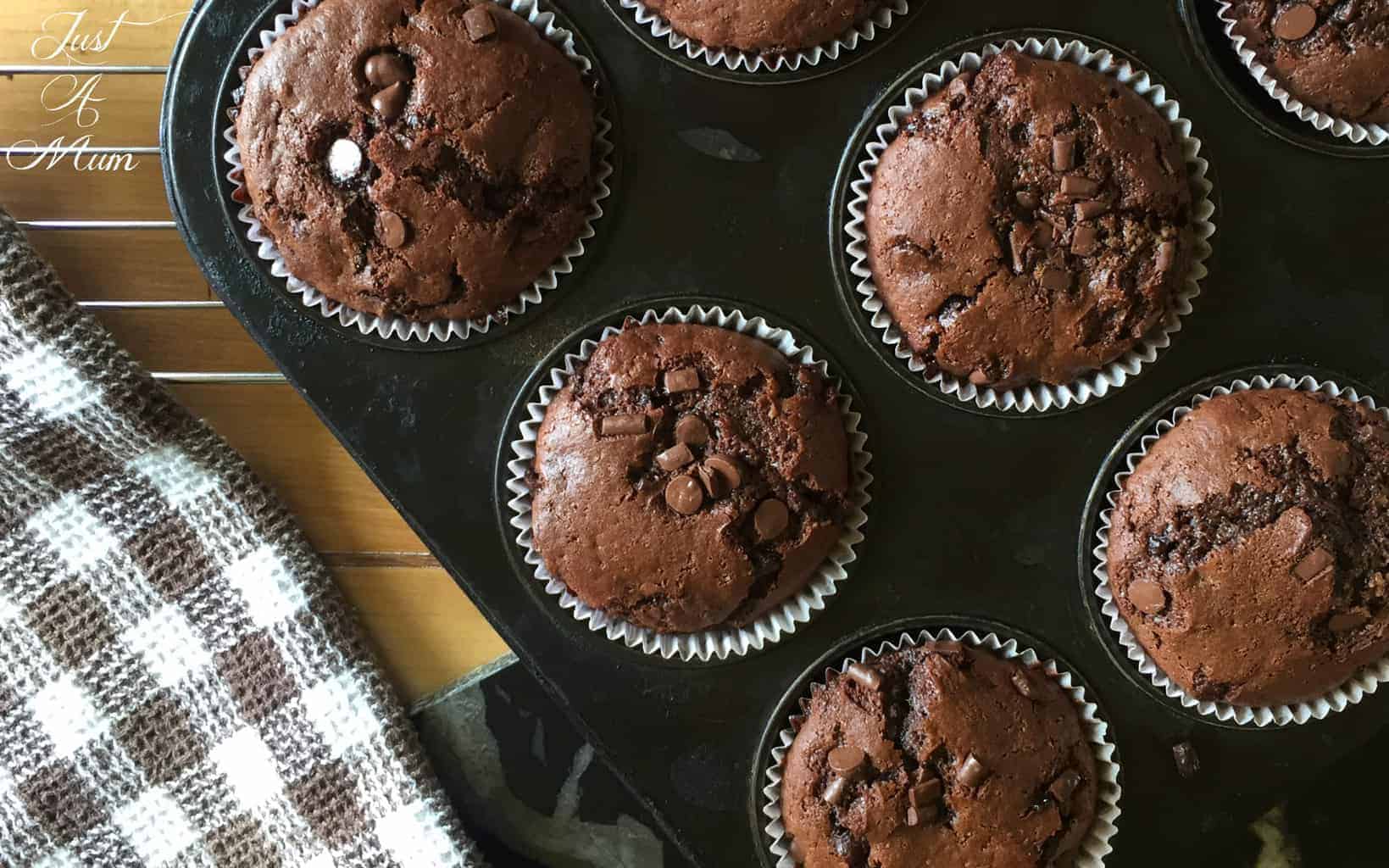 Just A Mum's Double Chocolate Muffin Recipe 2.0