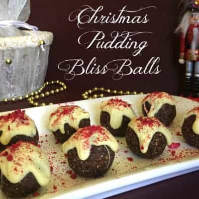 Just A Mum's Christmas Pudding Bliss Balls