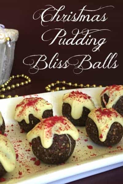 Just A Mum's Christmas Pudding Bliss Balls