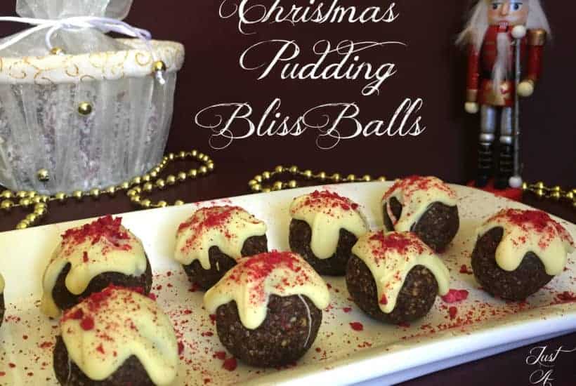 Just A Mum's Christmas Pudding Bliss Balls