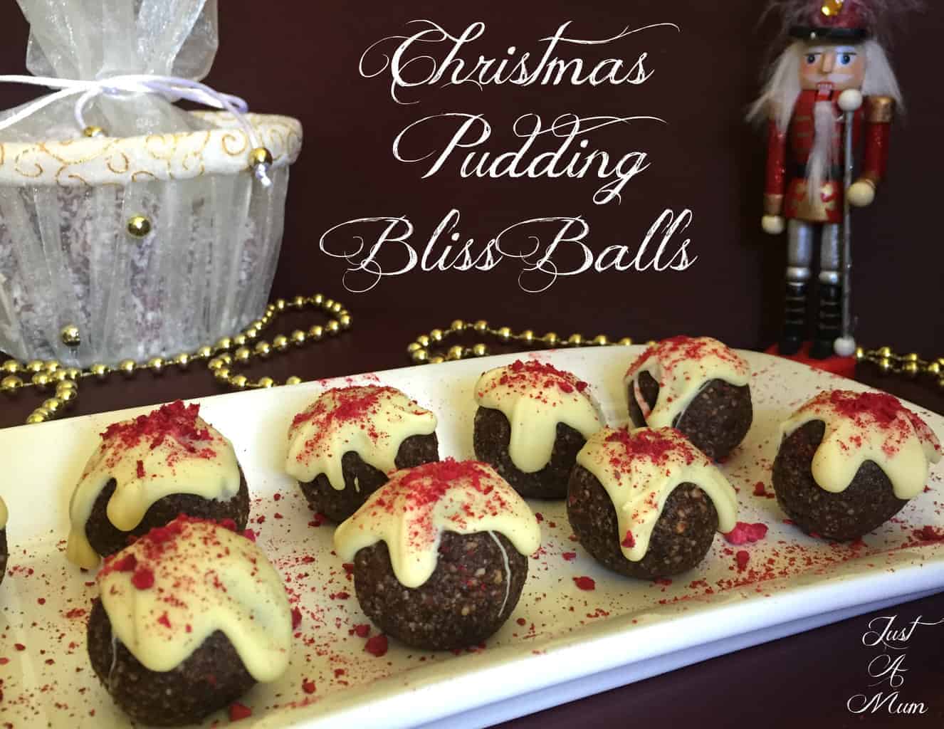 Just A Mum's Christmas Pudding Bliss Balls