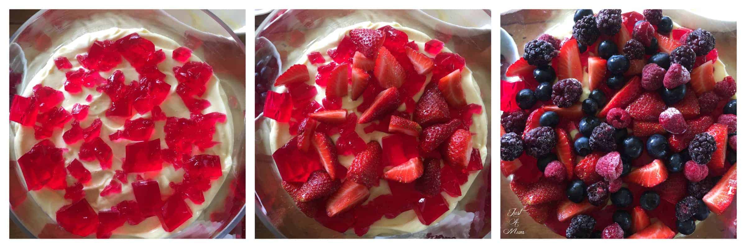 Mascarpone Custard Trifle - Just A Mum