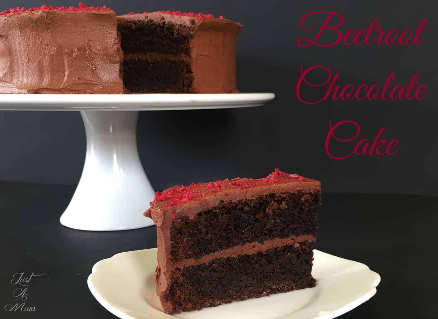 Just A Mum's Beetroot Chocolate Cake 