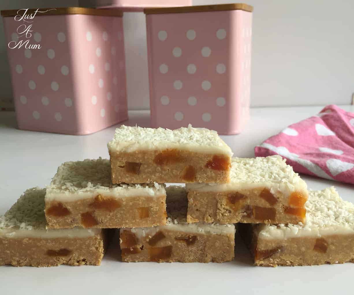 No-Bake Apricot Slice - Just A Mum