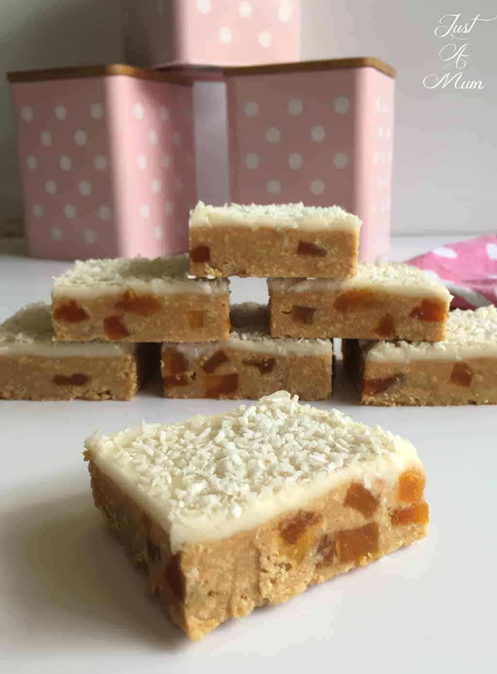 No-Bake Apricot Slice - Just A Mum