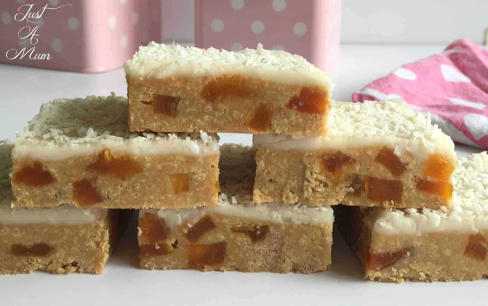 No-Bake Apricot Slice - Just A Mum