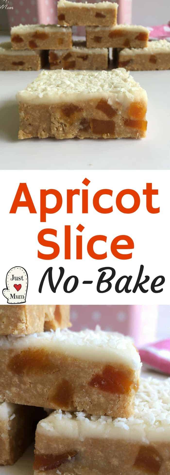 Just A Mum's Apricot Slice - No Bake