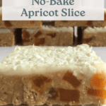 No Bake Apricot Slice the Whole Family Will Love Pinterest Pin