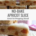 Quick Apricot Slice Recipe – Perfect Make Ahead Treat Pinterest Pin