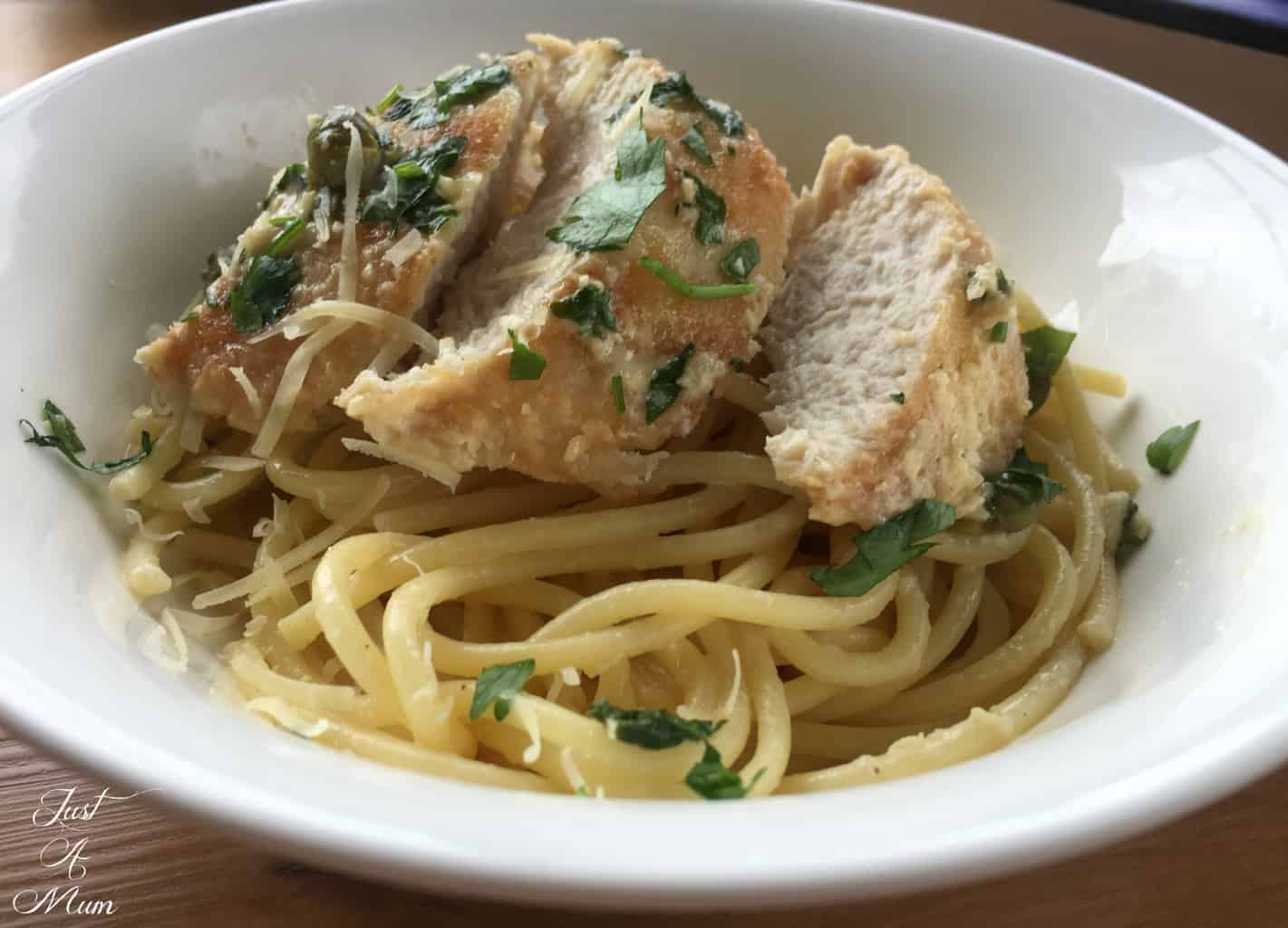 Creamy Lemon Parmesan Chicken - Just A Mum