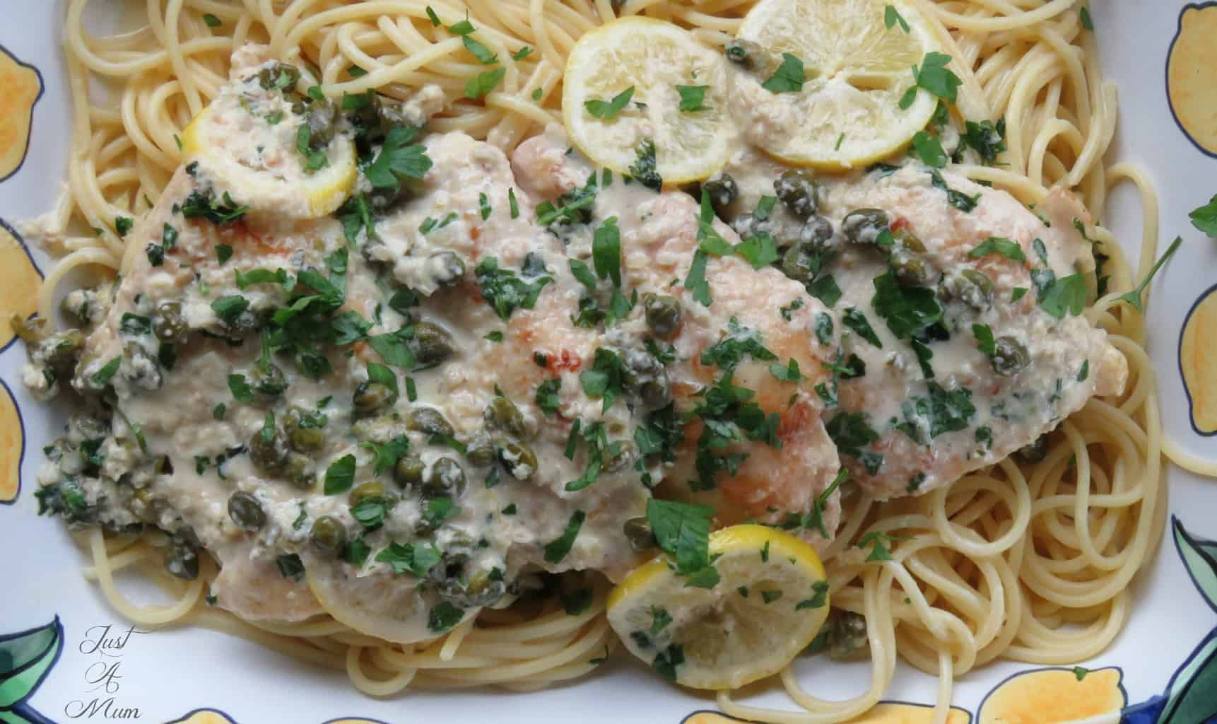 Creamy Lemon Parmesan Chicken - Just A Mum