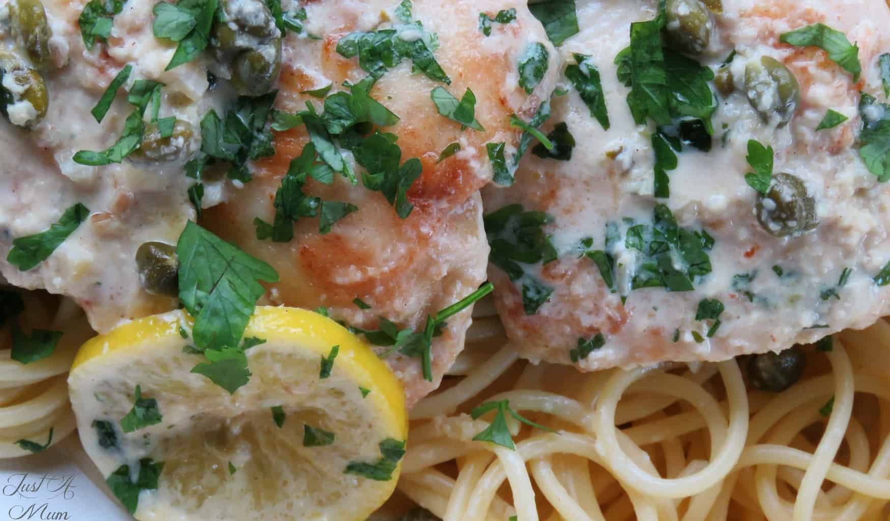 Creamy Lemon Parmesan Chicken - Just A Mum