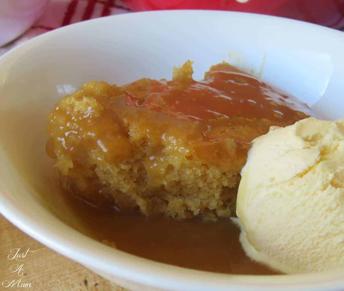 Just A Mum's Butterscotch Self-Saucing Pudding