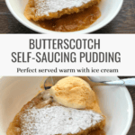Homemade Butterscotch Self-Saucing Pudding Pinterest Pin