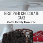 Family Favourite Chocolate Cake Everyone Loves Pinterest Pin