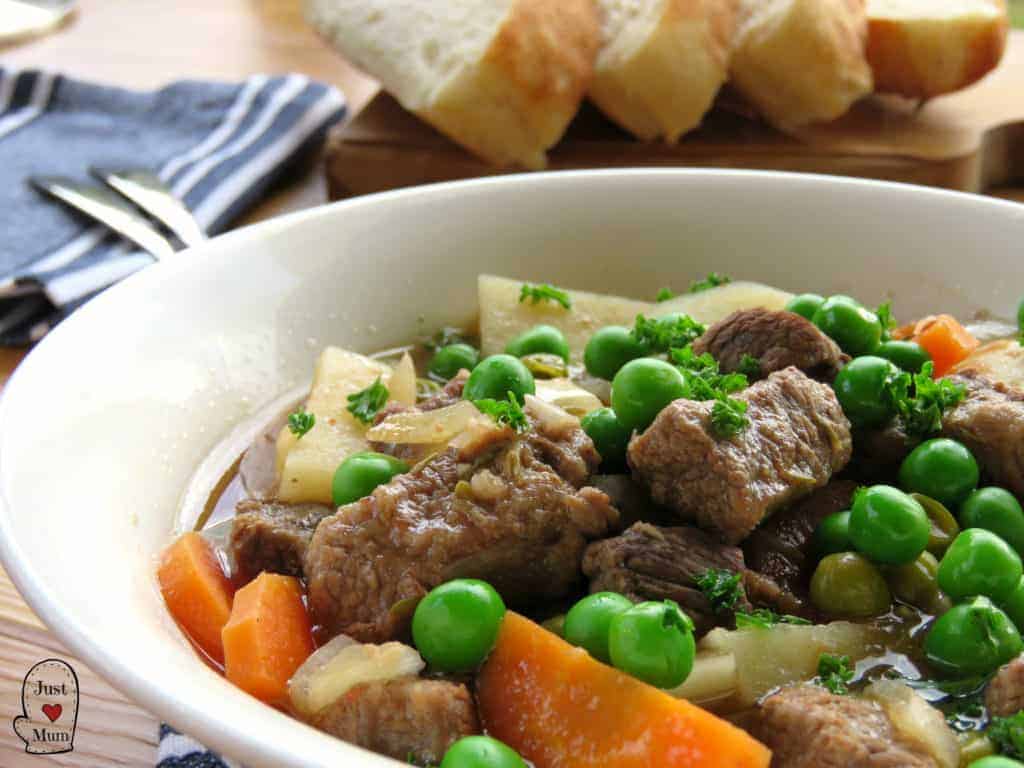Irish Beef Stew & Meal Planning with How2Food - Just a Mum's Kitchen