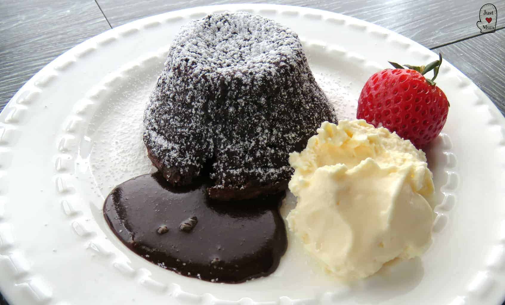 Just A Mum's Chocolate Lava Cake