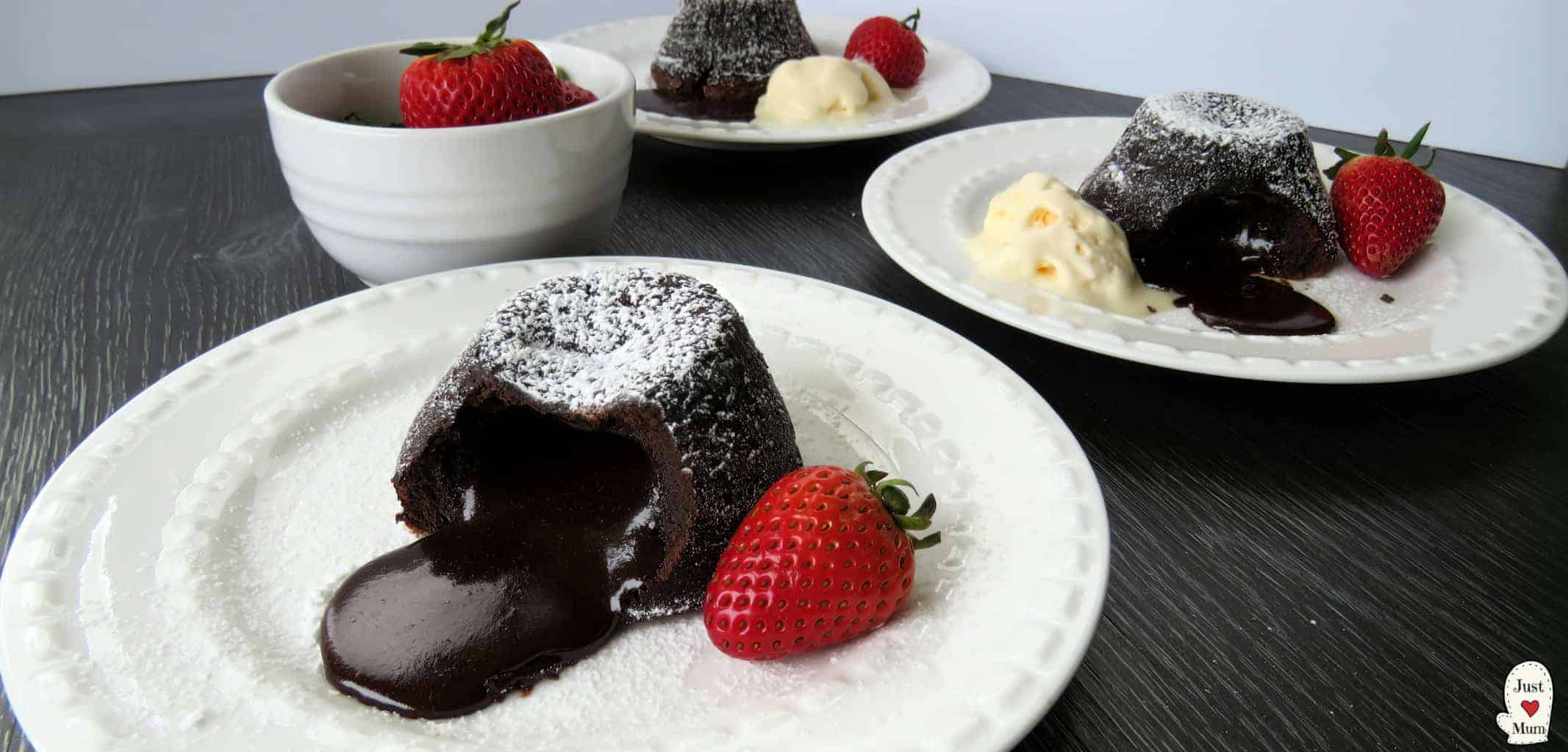 Just A Mum's Chocolate Lava Cake