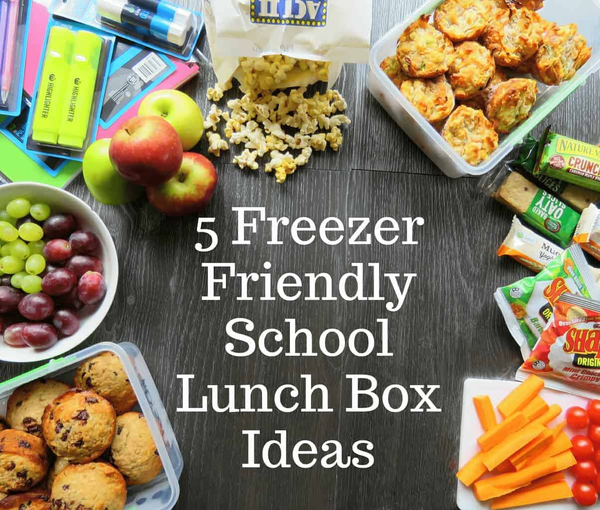 5 Freezer Friendly Lunch Box Ideas for Back to School - Just a Mum's Kitchen