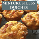 Easy Mini Crustless Quiches for Lunchboxes and Snacks Pinterest Pin