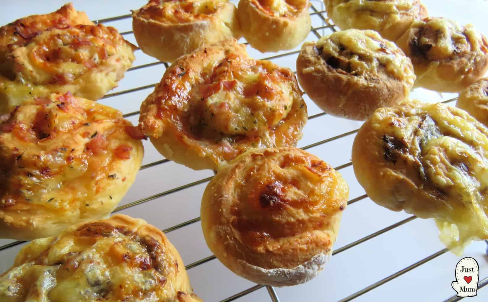 Mini Pizza Loaves - VJ Cooks