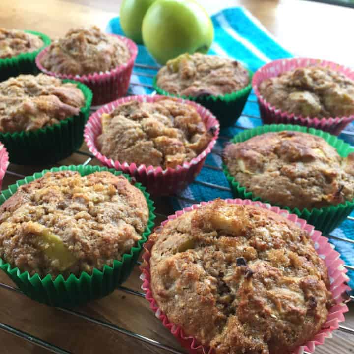 Healthy Apple & Maple Syrup Muffins