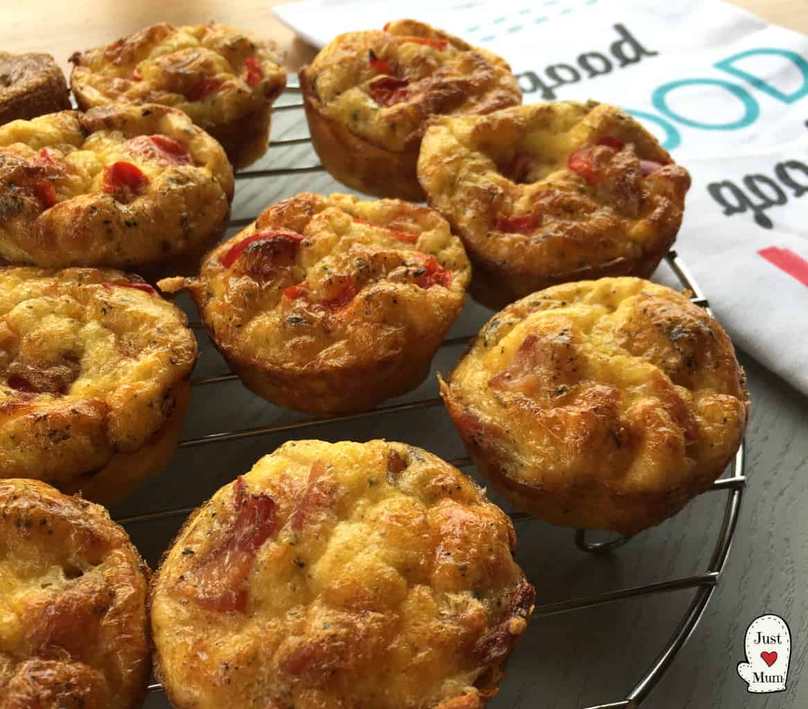 Just A Mum - Mini Crustless Quiches 