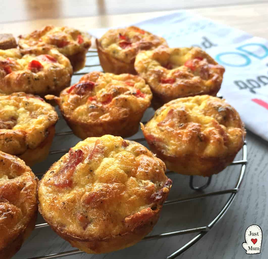 Just A Mum's Mini Crustless Quiches