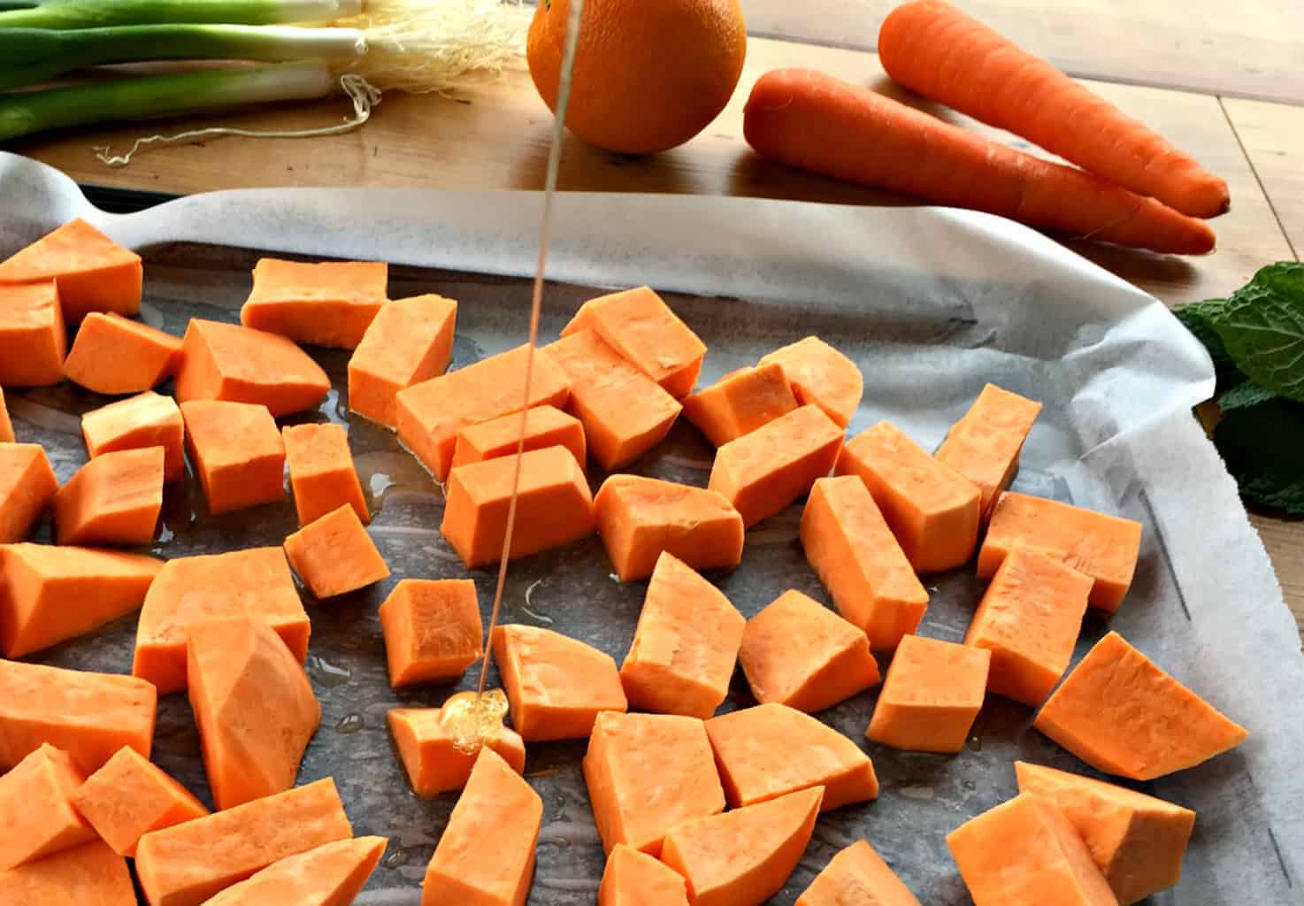 Just A Mum's Kumera, Carrot & Orange Salad