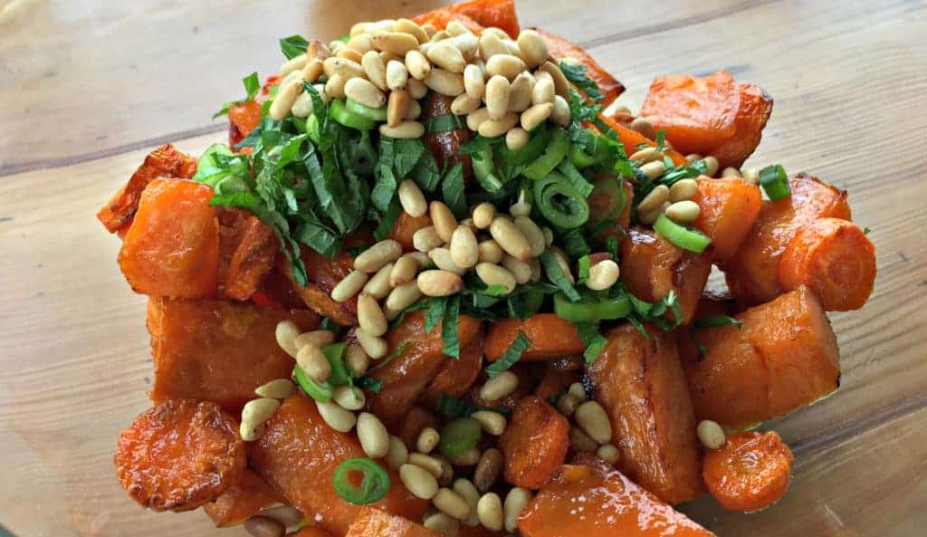 Roasted Kumara, Carrot & Orange Summer Salad Just a Mum's Kitchen