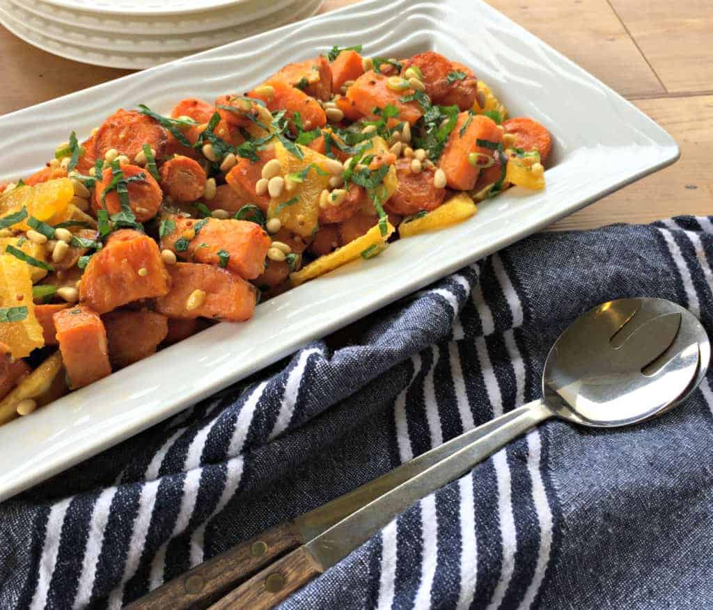 Roasted Kumara, Carrot & Orange Summer Salad Just a Mum's Kitchen