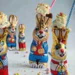 Easy Chocolate Easter Bunny Milkshakes