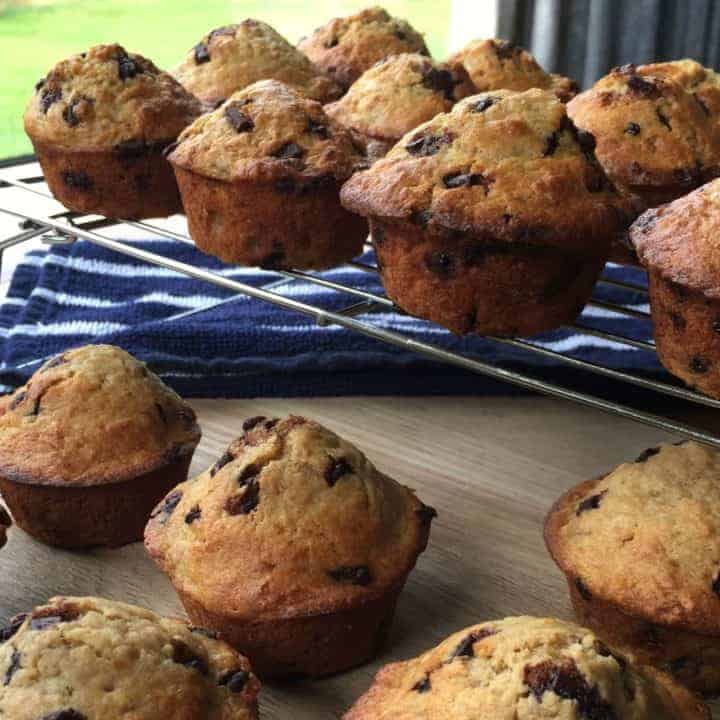 Banana Chocolate Chip Muffins - Just A Mum