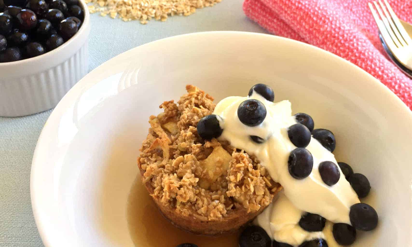 Just A Mum's Rolled Oats Breakfast Cups