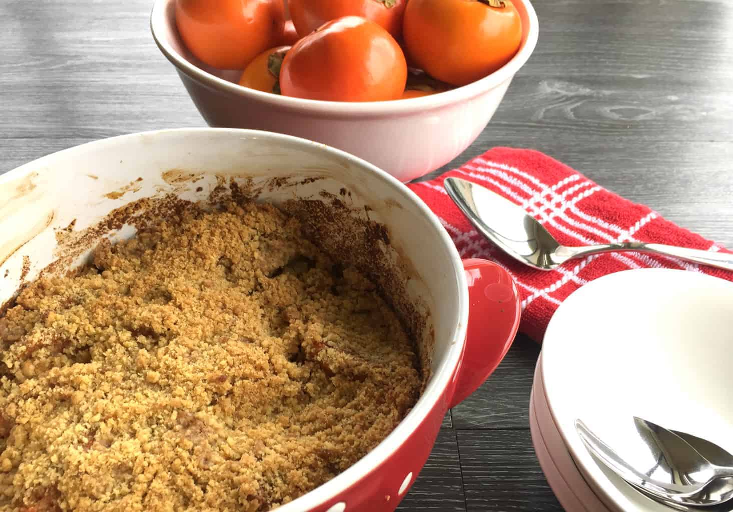 Persimmon Crumble - Just A Mum